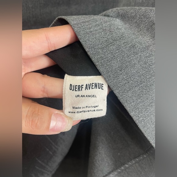 Djerf Avenue Must Have Gray Mini Skirt Women’s Size Medium - Picture 7 of 11